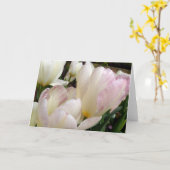 春チューリップ カード (黄色い花)