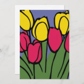 春チューリップ シーズンカード (正面/裏面)