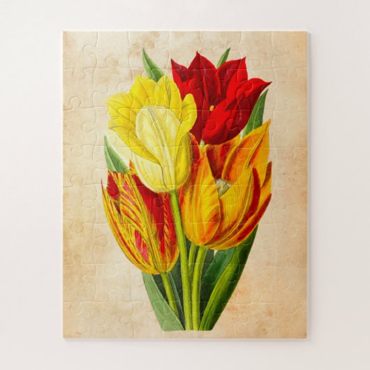 春チューリップ ジグソーパズル (縦)