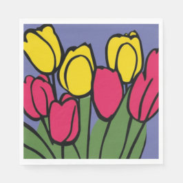 春チューリップ スタンダードランチョンナプキン
