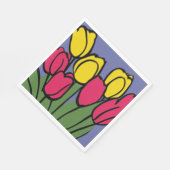春チューリップ スタンダードランチョンナプキン (角)