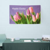 春チューリップ、ハッピーイースター、屋内飾の 横断幕 (トレードショー)