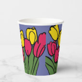 春チューリップ 紙コップ (正面)