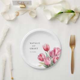 春チューリ結婚ップ ペーパープレート