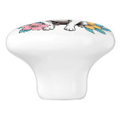 春チワワ セラミックノブ (側面)