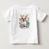春チワワ ベビーTシャツ (裏面)