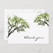 春ツリーシルエットハガキ ポストカード (正面/裏面)