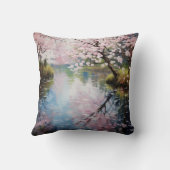 春ツリーズリバー クッション (裏面)