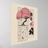 春ツリーデザイン 箔ポスター (レイダウン)