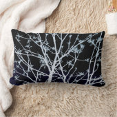 春ツリーブルー ランバークッション (ブランケット)