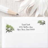 春ツリー差出人住所ラベル ラベル (インサイチュ)