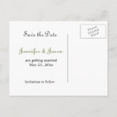 春ツリー2 – 日付ポストカードの保存 案内ポストカード (裏面)