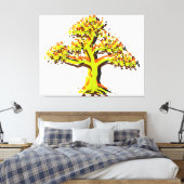 春ツリー キャンバスプリント (インサイチュ (寝室))