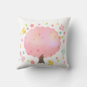 春ツリー&バードカスタムズ クッション (裏面)