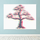 春ツリー#2 キャンバスプリント (インサイチュ (ウッドフロア))