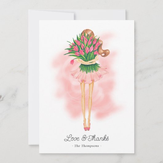 春ティーパーティー サンキューカード (正面)