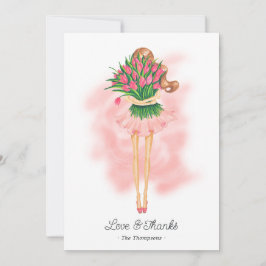 春ティーパーティー サンキューカード