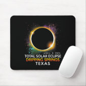 春テキサス州トータル太陽のEclipse 2024 マウスパッド (マウス)