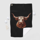 春テキサス州longhorn ゴルフタオル (インサイチュ)