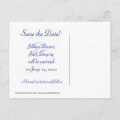 春テトンウェディング日付を保存 案内ポストカード (裏面)