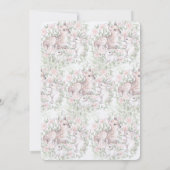 春ディアバニーブランチ&エッグ狩りイースター 招待状 (裏面)