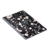 春デイジーフローラシームレスデザイン ノートブック (右側)