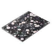 春デイジーフローラシームレスデザイン ノートブック (左側)