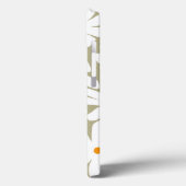 春デイジーフローラレトロパターンセージ緑 Case-Mate iPhoneケース (裏面 / 左)