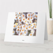 春デイジーワイルドフラワーウォーターの色 サンキューカード (裏面)