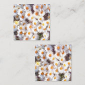 春デイジーワイルドフラワーウォーターの色 ノートカード (正面/裏面)