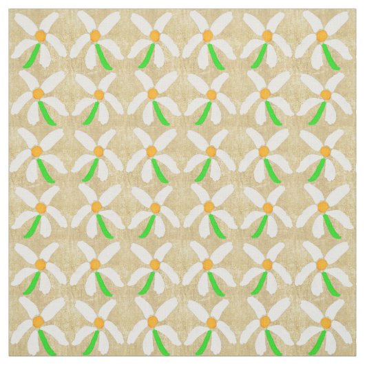 春デイジー布 ファブリック (見本)