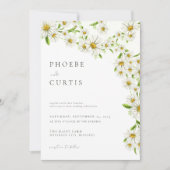 春デイジー結婚式招待状フローラ夏 招待状 (正面)