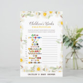 春デイジー花赤ちゃんシャワーゲーム (スタンド正面)