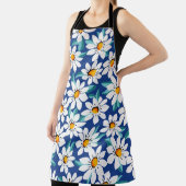 春デイジー:トレンディー花柄。 エプロン (インサイチュ)