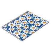 春デイジー:トレンディー花柄。 ノートブック (左側)