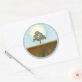 春デザイン ラウンドシール (封筒)