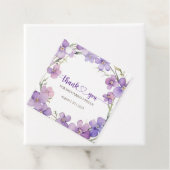 春デリケート紫ベビーシャワーありがとう フェイバータグ (インサイチュ)