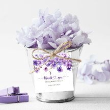 春デリケート紫ベビーシャワーありがとう