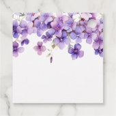 春デリケート紫ベビーシャワーありがとう フェイバータグ (裏面)