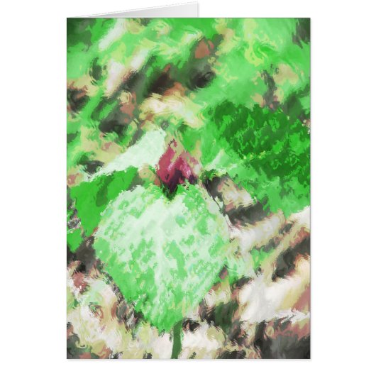 春トリリウムワイルドフラワーすべての大事な行事グリーティング (正面)