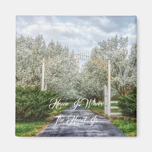 春ドライブホーム マグネット (正面)