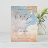 春ドリーミーサンセットオンクラウド9ブライダルシャワー 招待状 (スタンド正面)