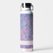 春ドリームフローラ名前をカスタムするウォーターボトル ウォーターボトル (背面)