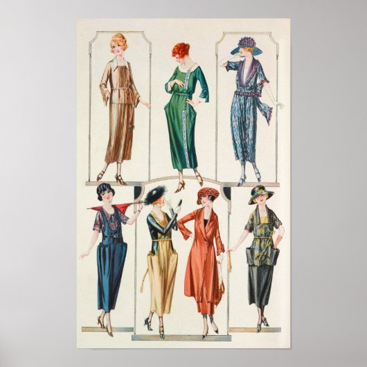 春ドレス。(1920) ポスター (正面)