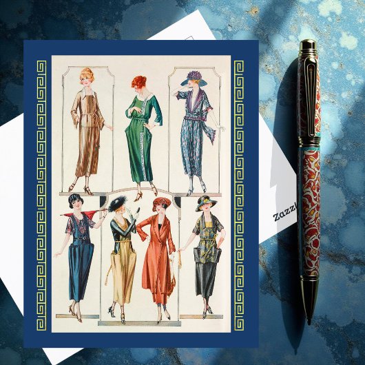 春ドレス。(1920) ポストカード