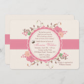 春ハスプルング招待状 招待状 (正面/裏面)