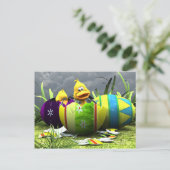 春ハッチング ポストカード (スタンド正面)