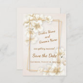 春ハナグマフラワーセーブ・ザ・デート案内 セーブザデート (正面/裏面)