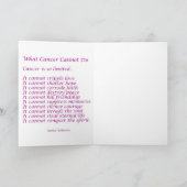 春ハートががんエンジェルグリーティングカードを使用できない カード (内部)