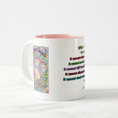 春ハートがんエンジェルマグ ツートーンマグカップ (正面左)